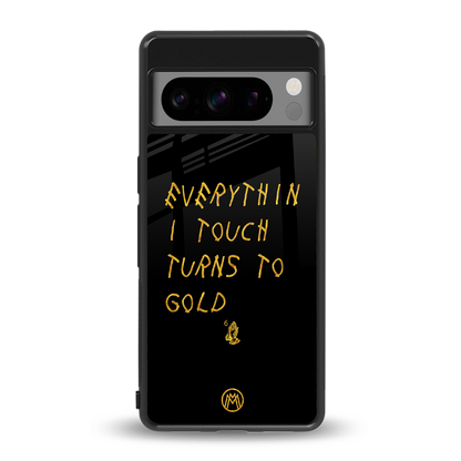 midas touch back phone cover | glass case for google pixel 8 pro