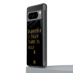 midas touch back phone cover | glass case for google pixel 8 pro