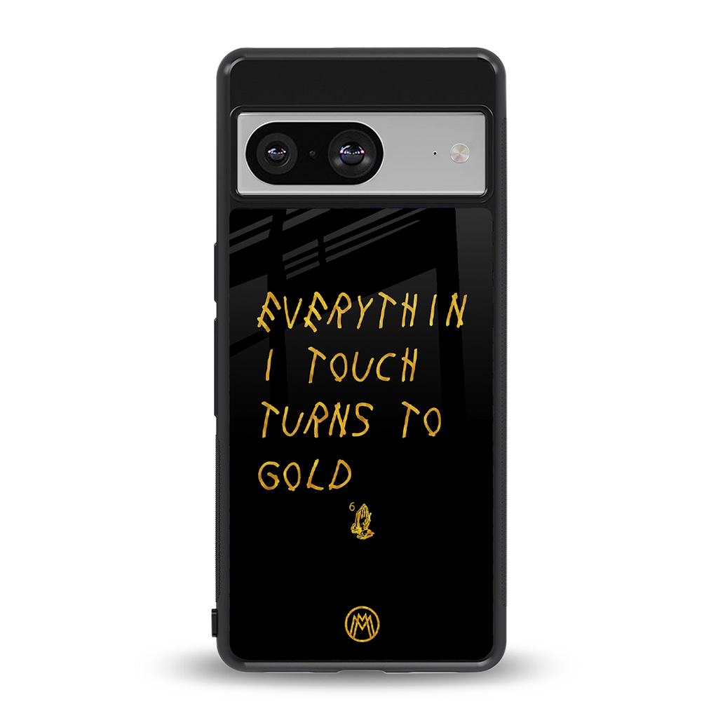 midas touch back phone cover | glass case for Google Pixel 8