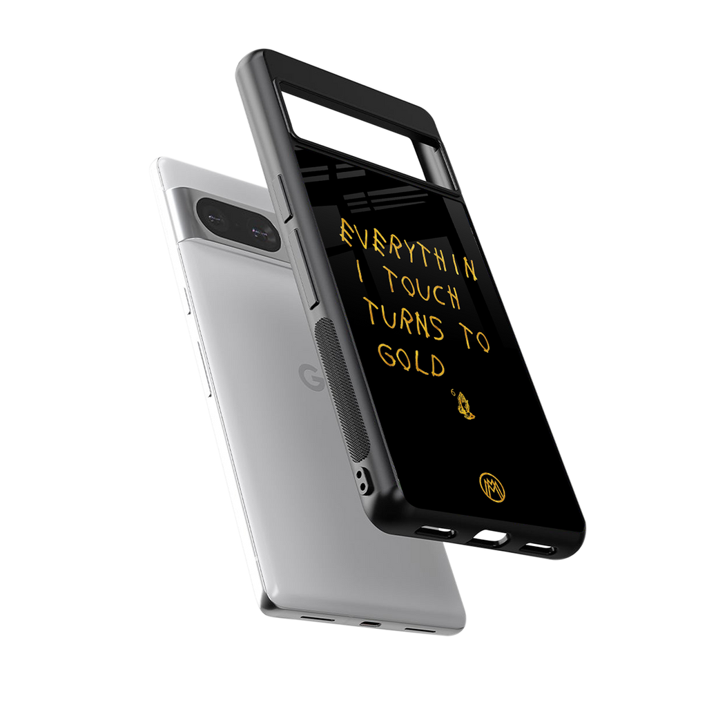 midas touch back phone cover | glass case for Google Pixel 8