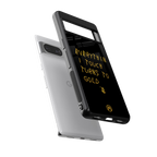 midas touch back phone cover | glass case for Google Pixel 8