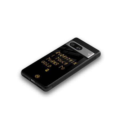 midas touch back phone cover | glass case for Google Pixel 8