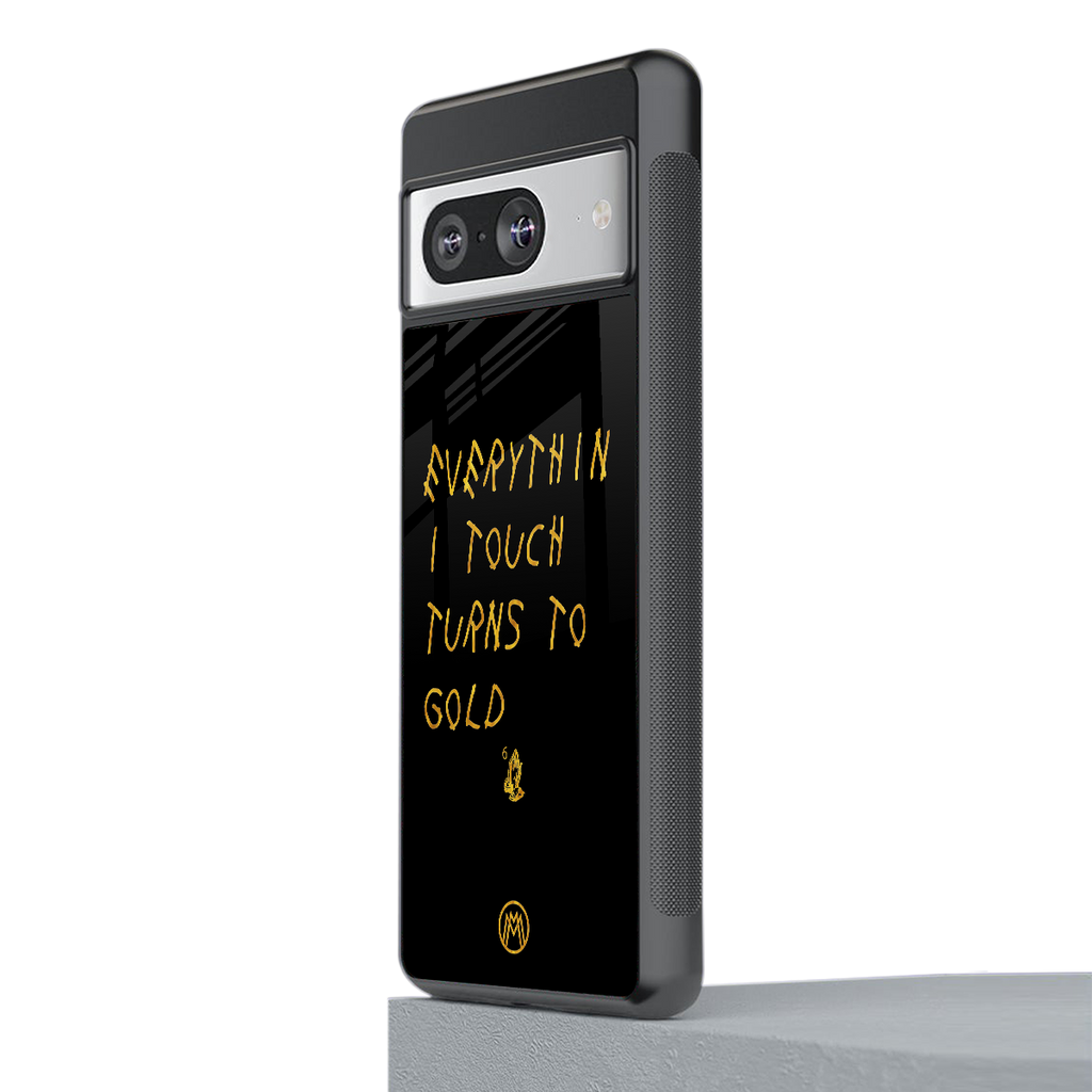 midas touch back phone cover | glass case for Google Pixel 8