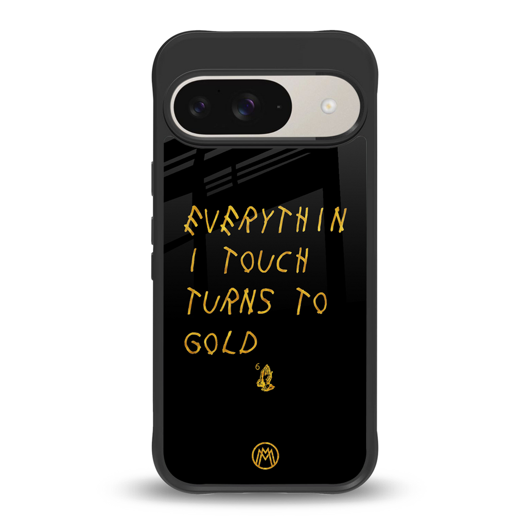 midas touch back phone cover | glass case for google pixel 9