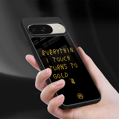 midas touch back phone cover | glass case for google pixel 9