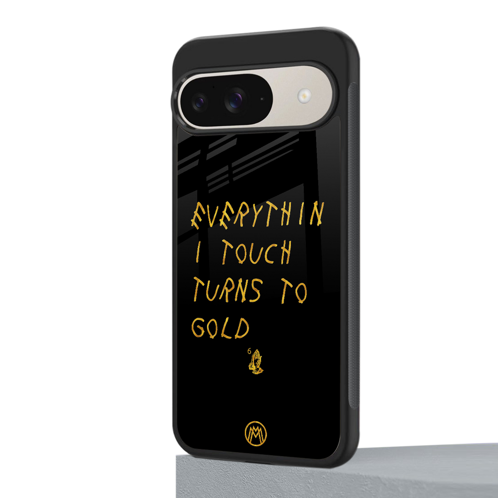 midas touch back phone cover | glass case for google pixel 9