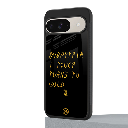 midas touch back phone cover | glass case for google pixel 9