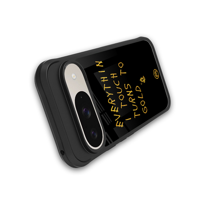 midas touch back phone cover | glass case for google pixel 9