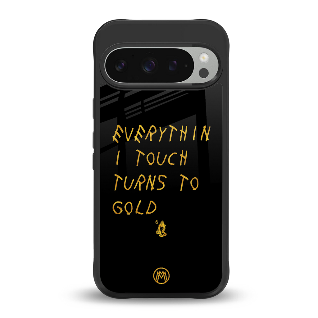 midas touch back phone cover | glass case for google pixel 9 pro