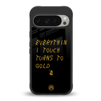 midas touch back phone cover | glass case for google pixel 9 pro