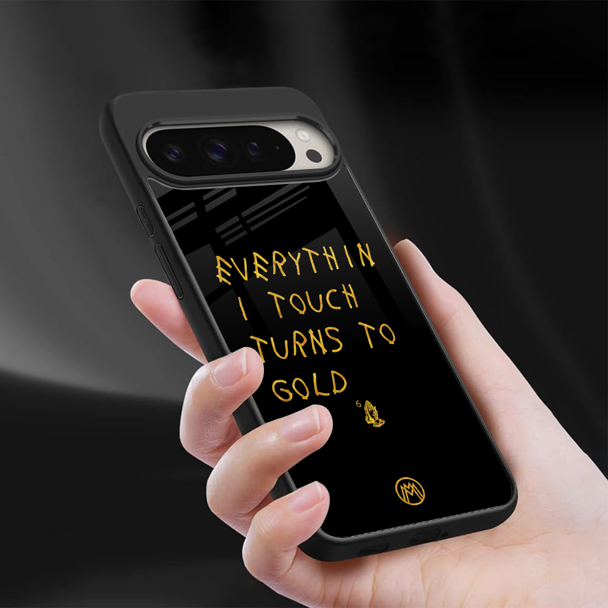midas touch back phone cover | glass case for google pixel 9 pro