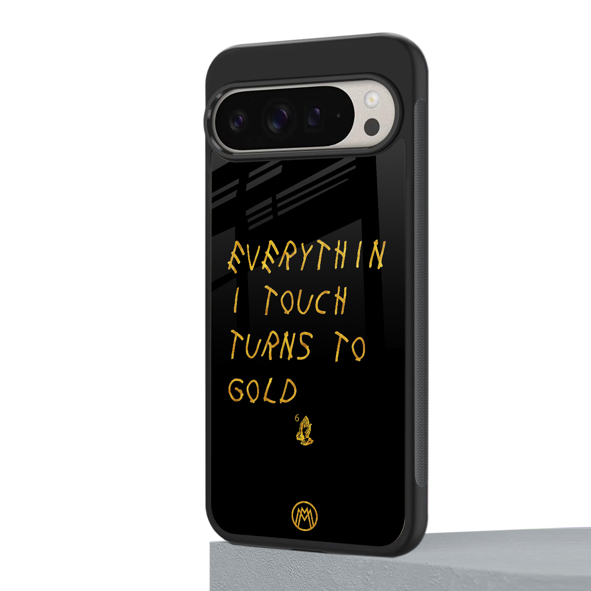 midas touch back phone cover | glass case for google pixel 9 pro xl