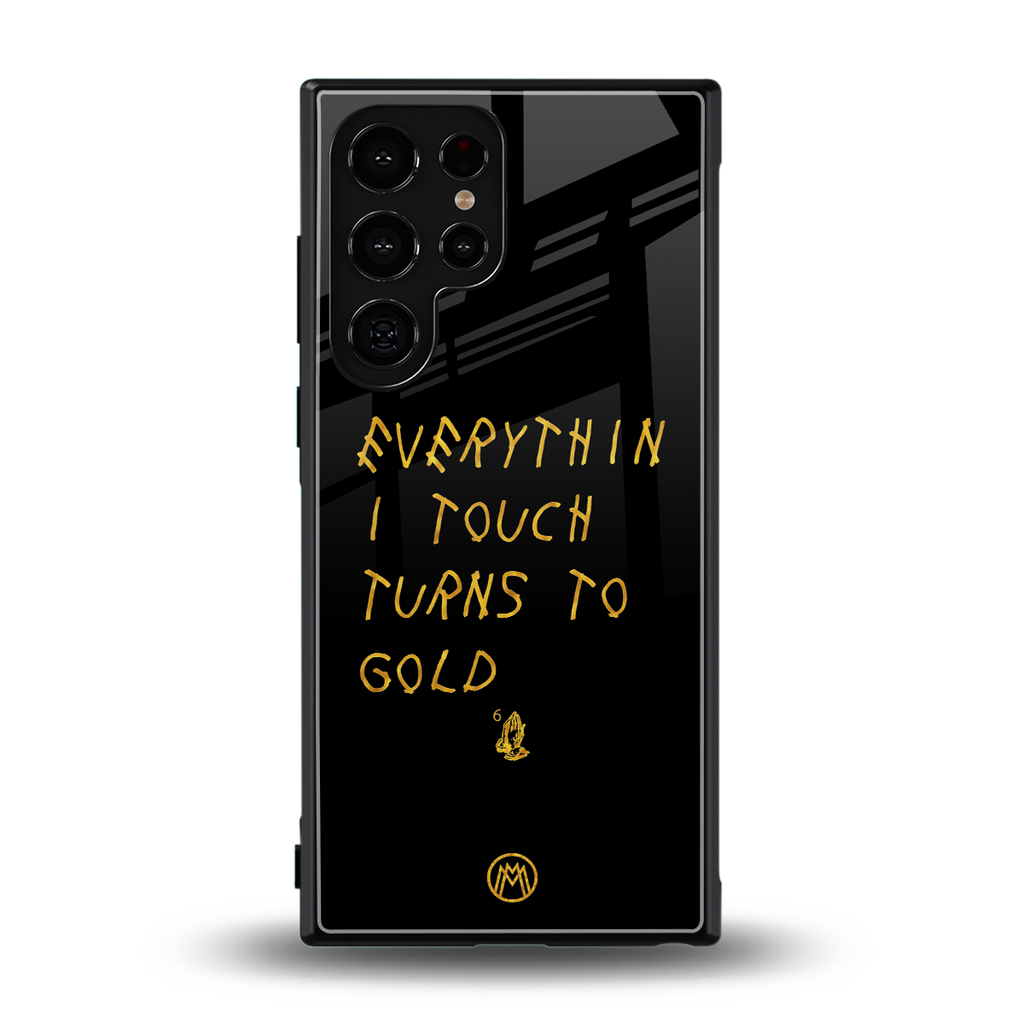 midas touch back phone cover | glass case for samsung galaxy s23 ultra