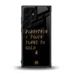 midas touch back phone cover | glass case for samsung galaxy s23 ultra