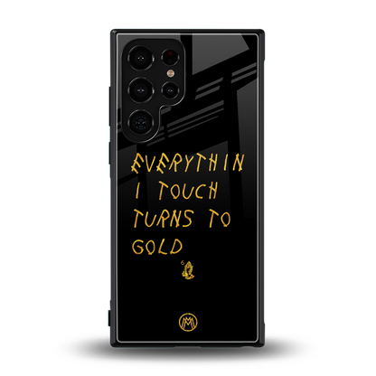 midas touch back phone cover | glass case for samsung galaxy s23 ultra