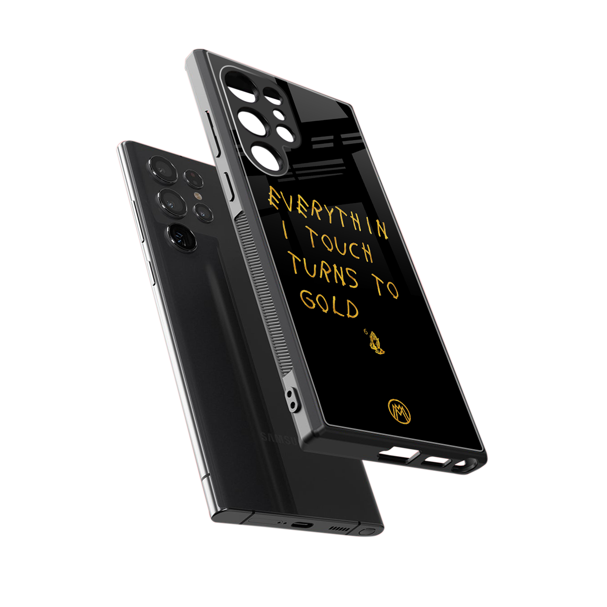 midas touch back phone cover | glass case for samsung galaxy s23 ultra