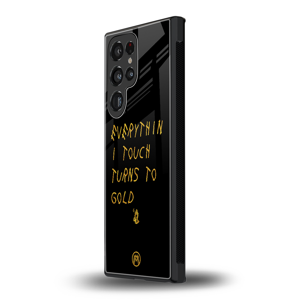 midas touch back phone cover | glass case for samsung galaxy s23 ultra