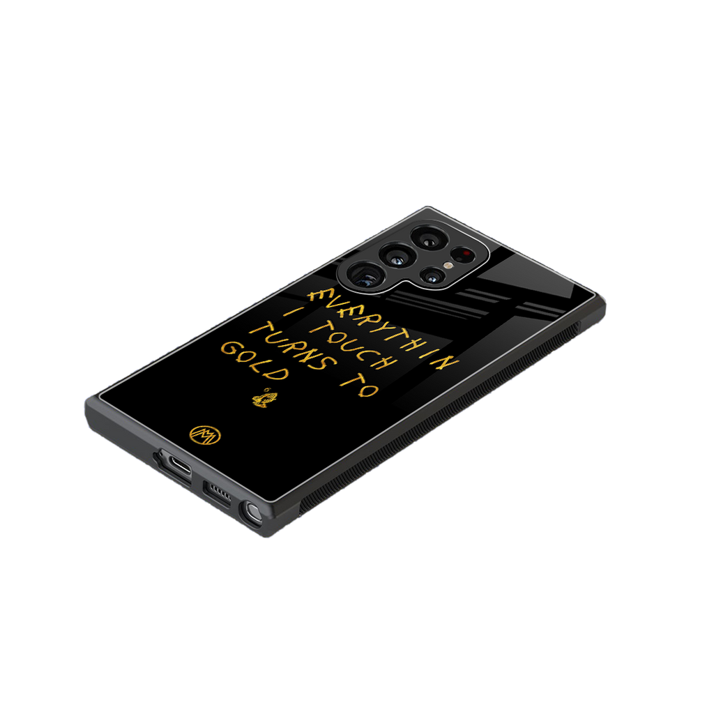 midas touch back phone cover | glass case for samsung galaxy s23 ultra
