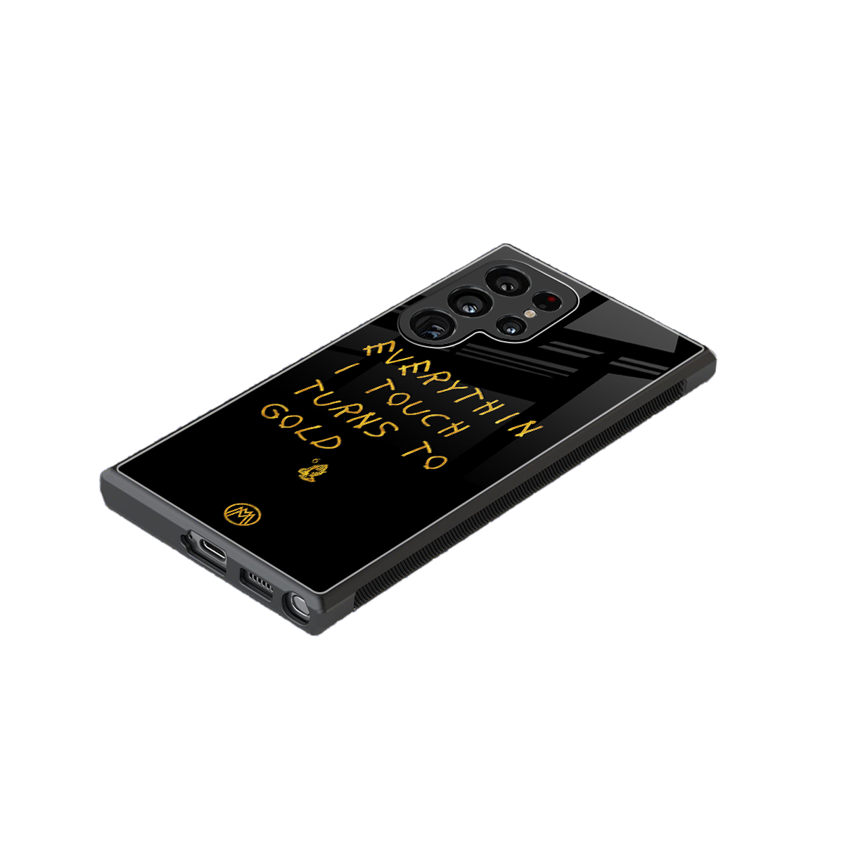 midas touch back phone cover | glass case for samsung galaxy s23 ultra