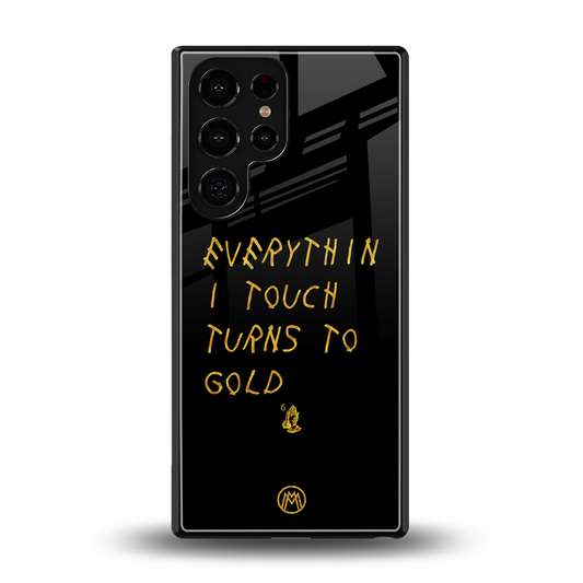 midas touch back phone cover | glass case for samsung galaxy s25 ultra