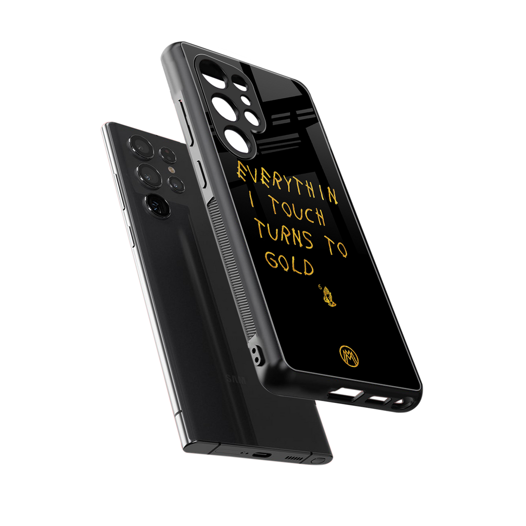 midas touch back phone cover | glass case for samsung galaxy s25 ultra