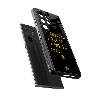 midas touch back phone cover | glass case for samsung galaxy s25 ultra