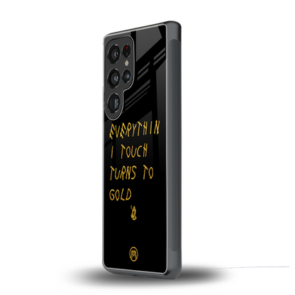 midas touch back phone cover | glass case for samsung galaxy s25 ultra