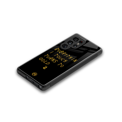 midas touch back phone cover | glass case for samsung galaxy s25 ultra