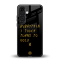midas touch back phone cover | glass case for samsung galaxy s23 plus