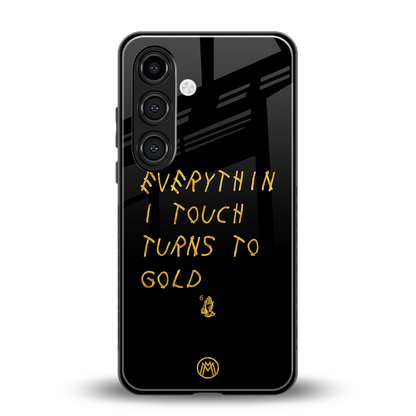 midas touch back phone cover | glass case for samsung galaxy s24 fe