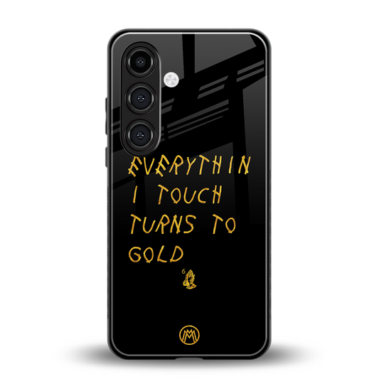 midas touch back phone cover | glass case for samsung galaxy s24 fe