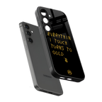 midas touch back phone cover | glass case for samsung galaxy s23 plus