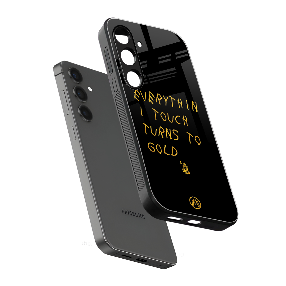 midas touch back phone cover | glass case for samsung galaxy s25 plus