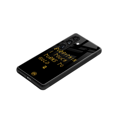 midas touch back phone cover | glass case for samsung galaxy s24 fe