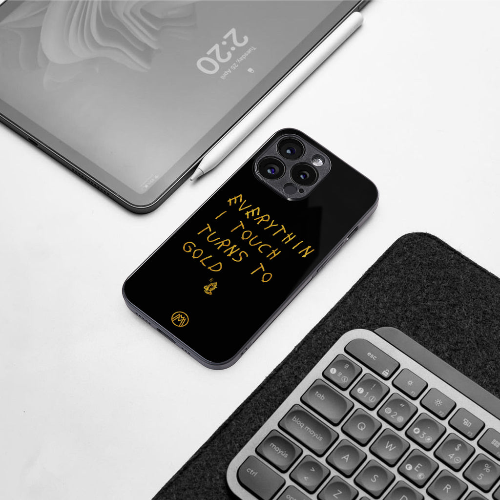 midas touch back phone cover | glass case for google pixel 9
