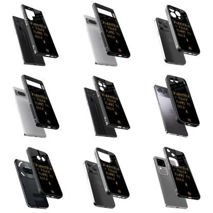 Durable Glass Back Mobile Case for iPhone, Samsung, OnePlus, Google Pixel, Redmi, Vivo, Oppo