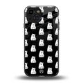 middle finger cat meme back phone cover | glass case for iphone 13 mini
