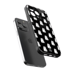 middle finger cat meme back phone cover | glass case for iphone 13 pro max