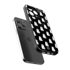 middle finger cat meme back phone cover | glass case for iphone 15 pro