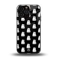 middle finger cat meme back phone cover | glass case for iphone 16 pro max