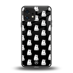 middle finger cat meme back phone cover | glass case for nothing phone 1