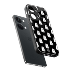 middle finger cat meme back phone cover | glass case for oneplus nord 3
