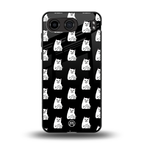 middle finger cat meme back phone cover | glass case for oneplus nord 4