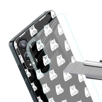 middle finger cat meme back phone cover | glass case for oneplus nord ce 4 lite