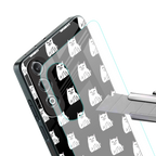 middle finger cat meme back phone cover | glass case for oneplus nord ce 4