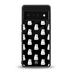 middle finger cat meme back phone cover | glass case for google pixel 6 pro