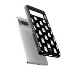 middle finger cat meme back phone cover | glass case for google pixel 7 pro