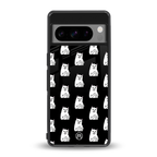 middle finger cat meme back phone cover | glass case for google pixel 8 pro