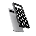 middle finger cat meme back phone cover | glass case for google pixel 8 pro