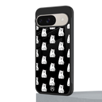 middle finger cat meme back phone cover | glass case for google pixel 9